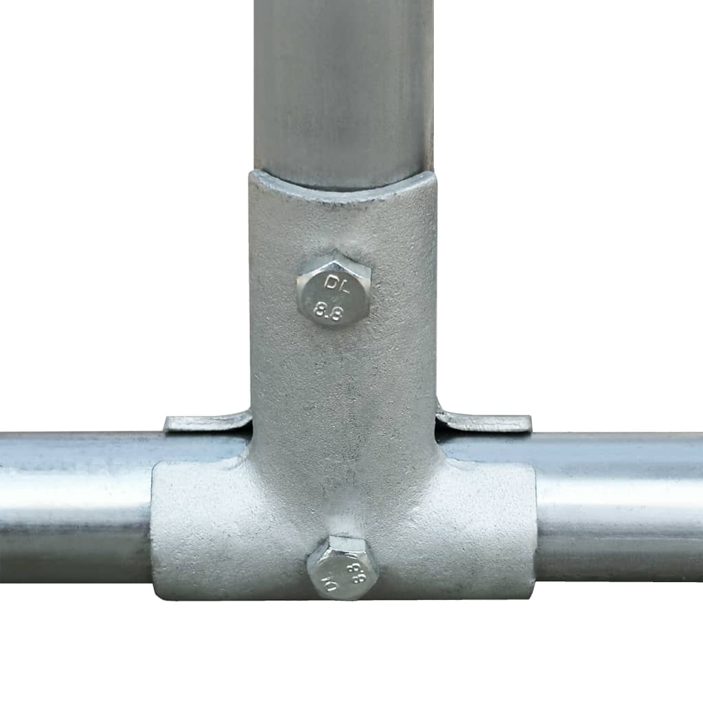 Jaula gallinero de exterior de acero galvanizado 2x2x1,92 m