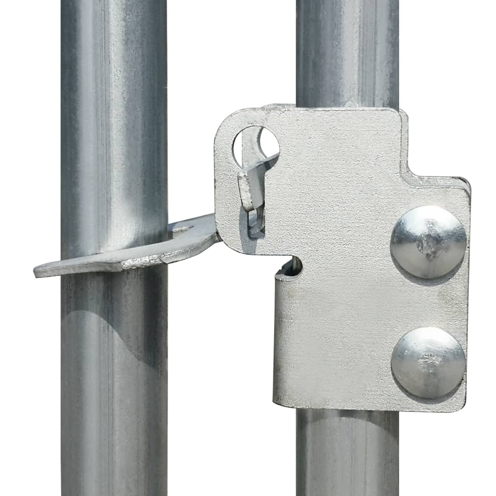 Jaula gallinero de exterior de acero galvanizado 2x2x1,92 m