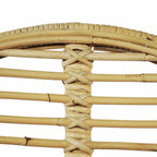 Sillas de comedor 2 unidades ratán natural