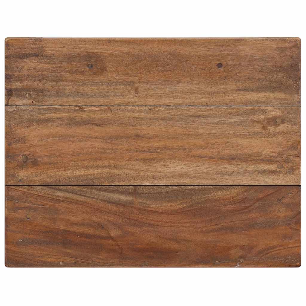 Mesita de noche de madera maciza de caoba 40x30x51 cm