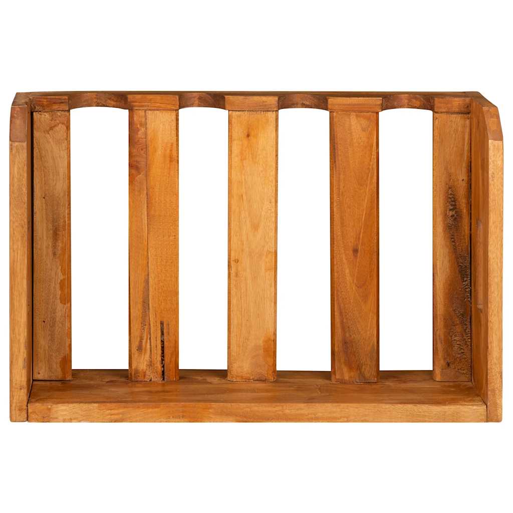 Botelleros para 16 botellas 4 piezas madera maciza de caoba