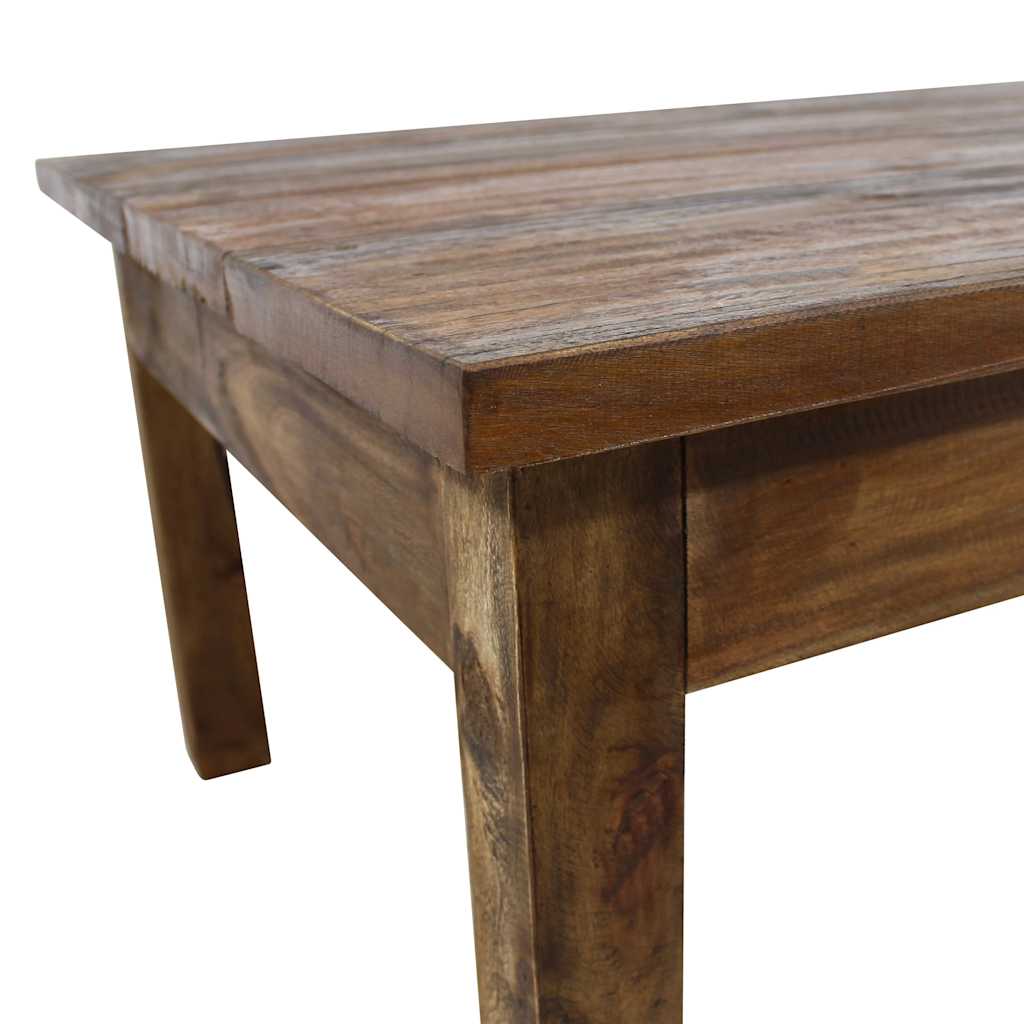 Mesa de centro madera maciza de caoba 96x73x45 cm
