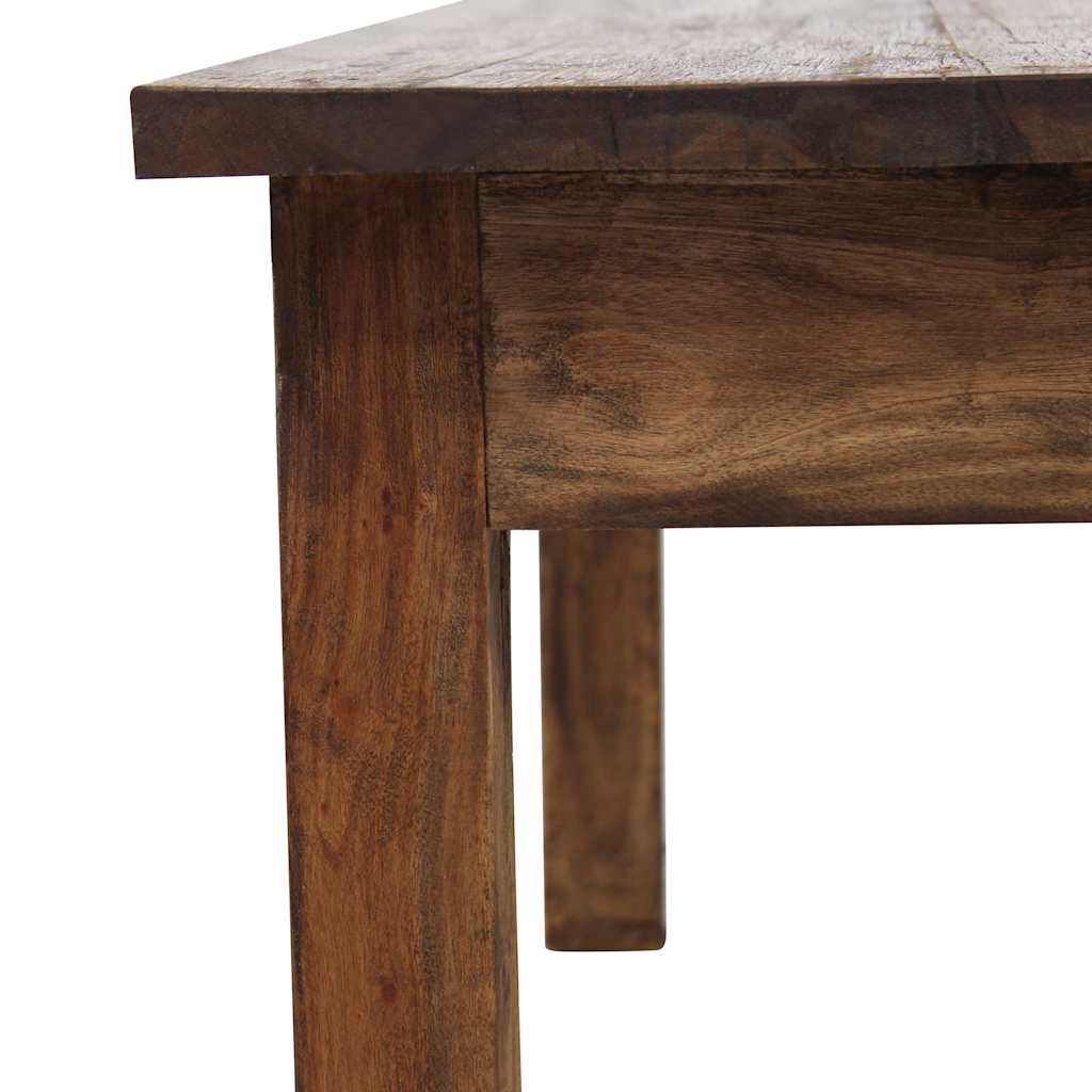 Mesa de centro madera maciza de caoba 96x73x45 cm