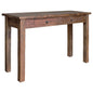 Mesa consola de madera maciza de caoba 123x42x75 cm