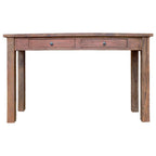 Mesa consola de madera maciza de caoba 123x42x75 cm