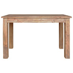 Mesa de comedor de madera maciza de caoba 120x60x77 cm
