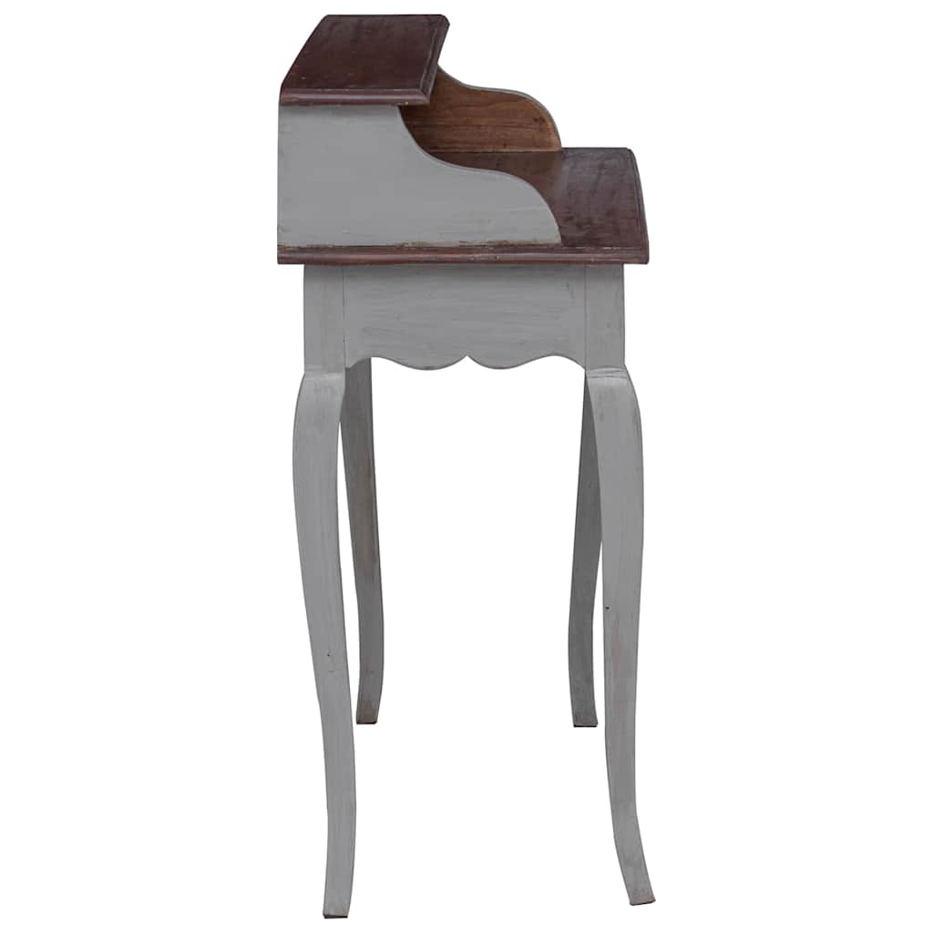 Escritorio de madera maciza de caoba 80x40x92 cm