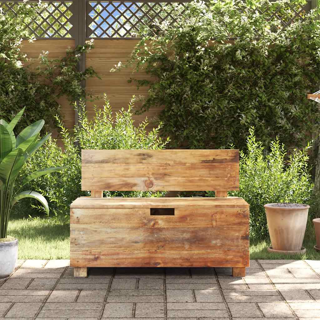 Banco de madera maciza de caoba 86x40x60 cm