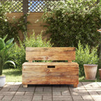 Banco de madera maciza de caoba 86x40x60 cm