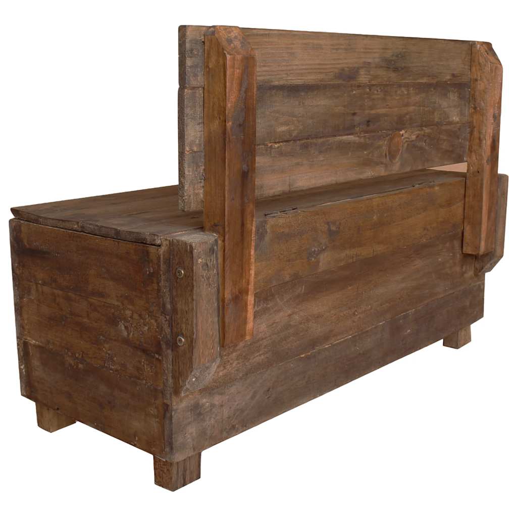 Banco de madera maciza de caoba 86x40x60 cm