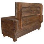 Banco de madera maciza de caoba 86x40x60 cm