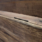 Banco de madera maciza de caoba 86x40x60 cm