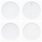 Mesa de centro de madera maciza reciclada blanco 60x45 cm