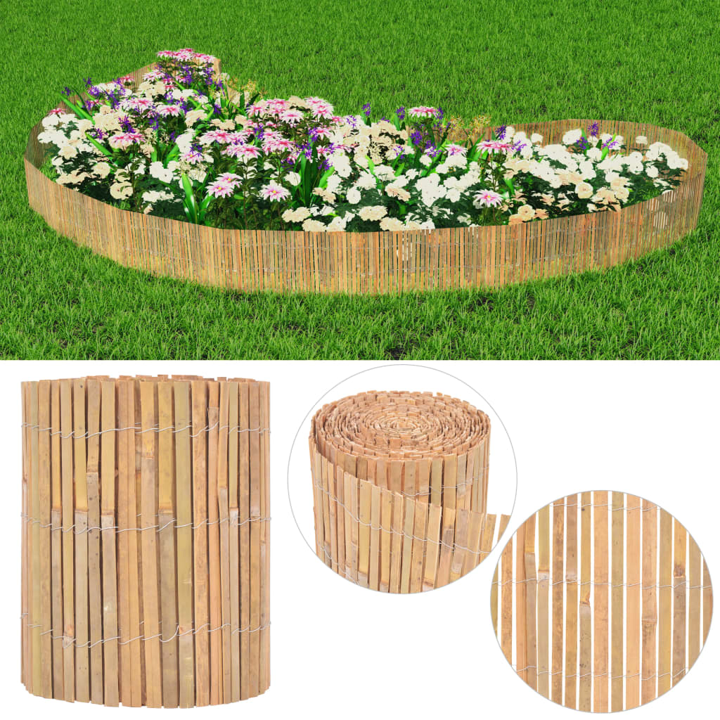 Valla de bambú de jardín 1000x30 cm