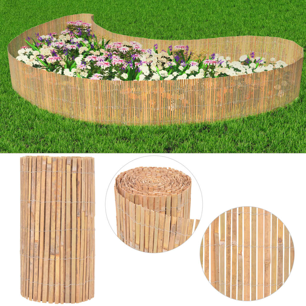 Valla de bambú de jardín 1000x30 cm