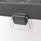 Cubo de reciclaje y basura con pedal acero inoxidable 36 L