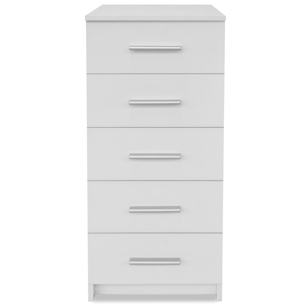 Sinfonier de madera contrachapada 41x35x106 cm blanco