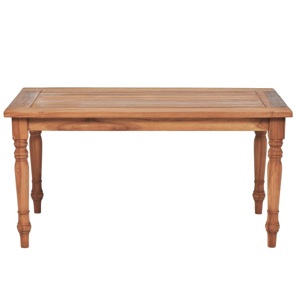 Mesa de centro Batavia de madera de teca 90x50x45 cm