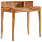 Escritorio con cajones madera maciza 88x50x90 cm