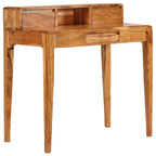 Escritorio con cajones madera maciza 88x50x90 cm