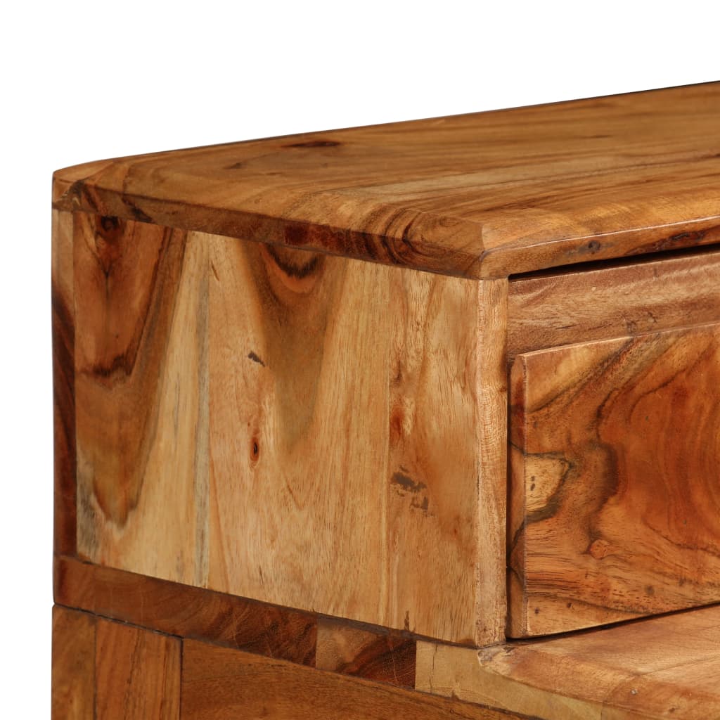 Escritorio con cajones madera maciza 88x50x90 cm