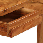 Escritorio con cajones madera maciza 88x50x90 cm