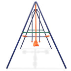 Juego de columpios con 4 asientos naranja