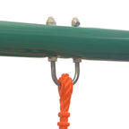 Juego de columpios con 4 asientos naranja
