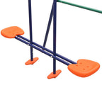 Juego de columpios con 4 asientos naranja