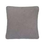 Cojín decorativo Tejido de Canasta con almohada Gris Algodón