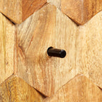 Mueble para TV de madera maciza de mango 118x35x40 cm