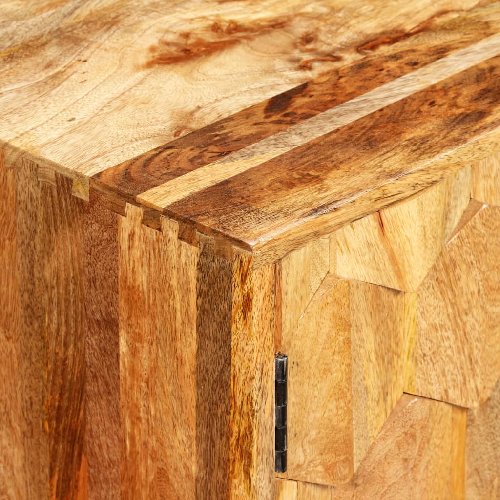 Mueble para TV de madera maciza de mango 118x35x40 cm