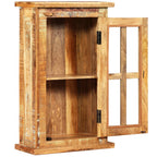 Armario de pared de madera maciza reciclada 44x21x72 cm