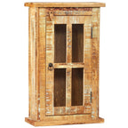 Armario de pared de madera maciza reciclada 44x21x72 cm