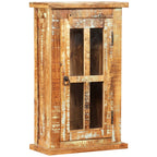 Armario de pared de madera maciza reciclada 44x21x72 cm