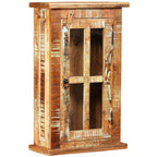 Armario de pared de madera maciza reciclada 44x21x72 cm