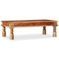 Mesa de centro madera maciza de acacia y mango 110x60x38 cm
