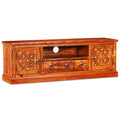 Mueble para TV madera maciza de acacia 120x30x40 cm