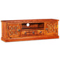 Mueble para TV madera maciza de acacia 120x30x40 cm
