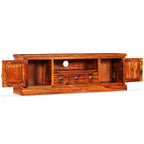 Mueble para TV madera maciza de acacia 120x30x40 cm