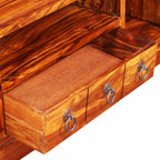 Mueble para TV madera maciza de acacia 120x30x40 cm
