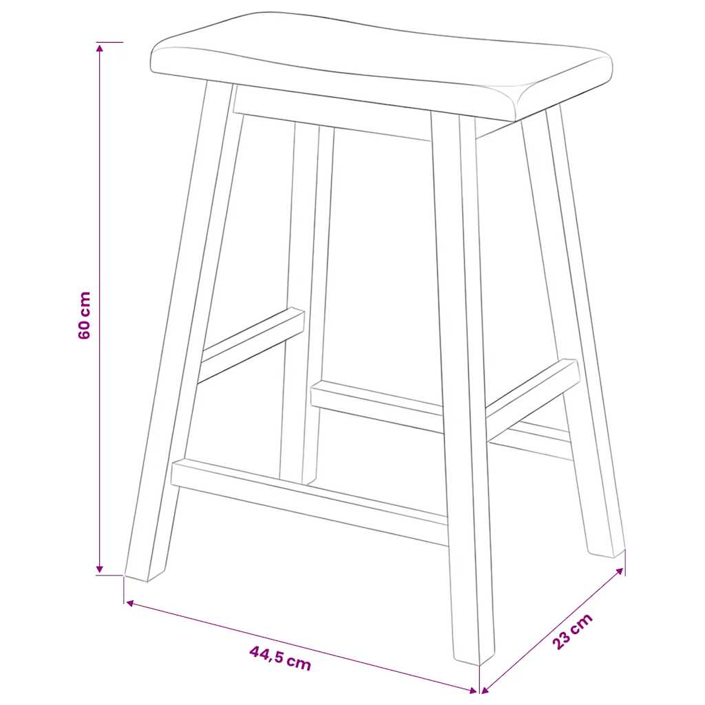 Conjunto de mesa alta de cocina 3 piezas MDF blanco