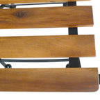 Sillas plegables de jardín 2 uds acero y madera acacia maciza