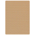 Alfombra de yute con reverso de latex color natural 120x180 cm