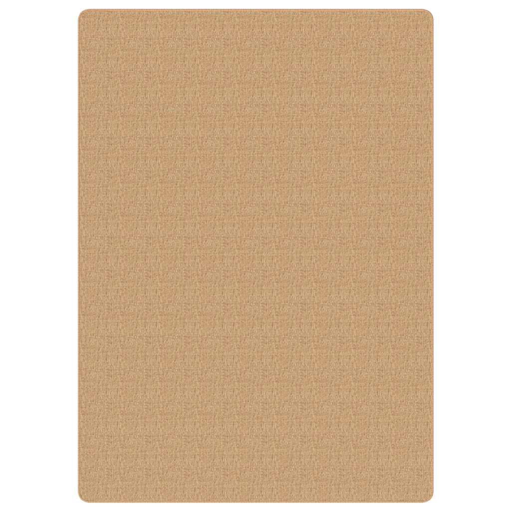 Alfombra de yute con reverso de latex color natural 120x180 cm