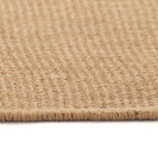 Alfombra de yute con reverso de latex color natural 120x180 cm