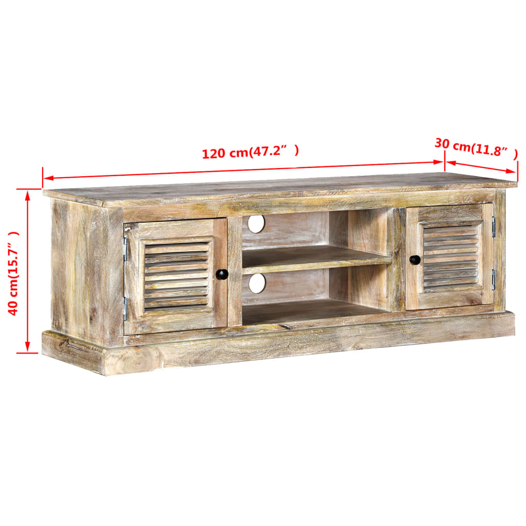 Mueble para TV de madera maciza de mango