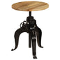 Mesa de bar madera maciza de mango 60x(76-110) cm