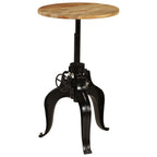Mesa de bar madera maciza de mango 60x(76-110) cm