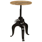Mesa de bar madera maciza de mango 60x(76-110) cm